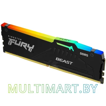Оперативная память Kingston FURY Beast RGB 32GB DDR5 PC5-48000 (KF560C30BBA-32) картинка 2